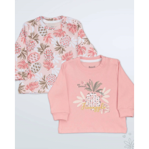 Miniworld Majica dugih rukava za bebe Coral, 2kom