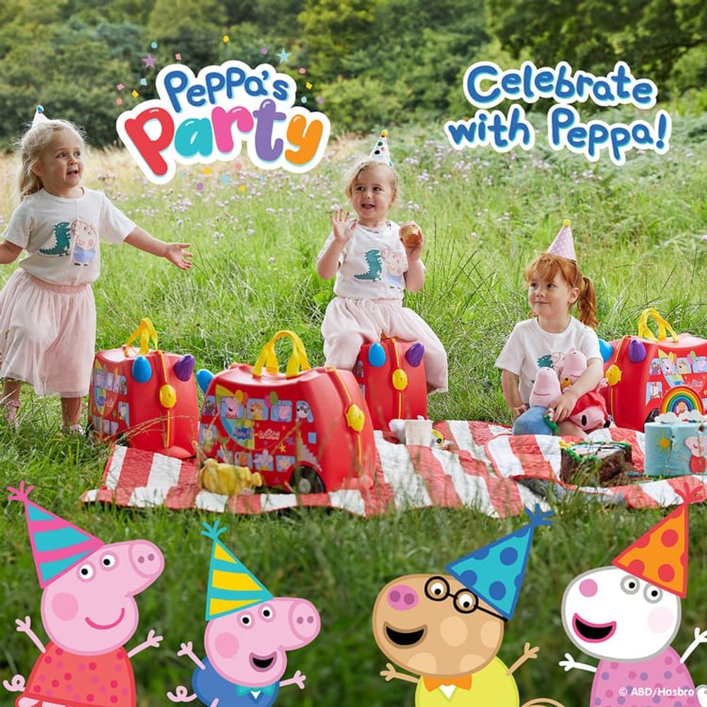 Trunki Dječiji kofer Peppa Pig Party Bus 3u1 slika 21