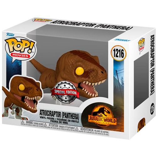 POP figure Jurassic World 3 Atrociraptor Panthera Exclusive slika 1