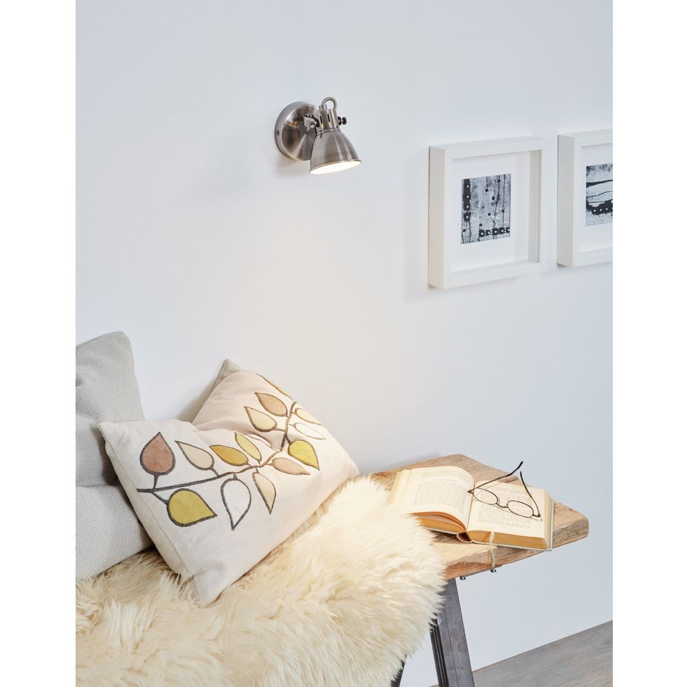 Eglo Seras reflektor/1, led, gu10, 1x3,3w, 240lm, nikl/antik  slika 2