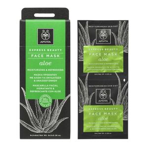 APIVITA Maska za lice sa aloe verom 2x8ml