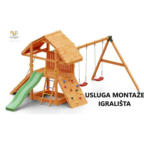 Usluga montaže za drveno dječje igralište BUFFALO MOVE slika 1