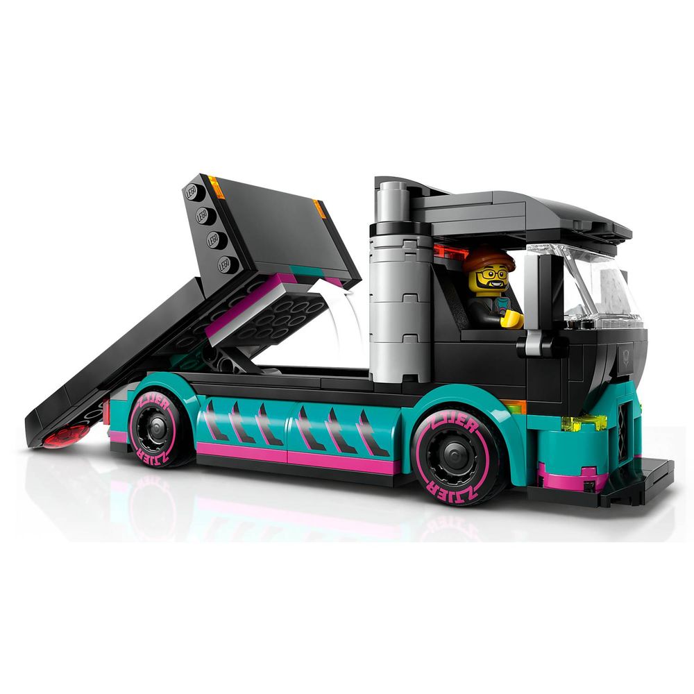 LEGO 60406 Trkaći auto i kamion za prevoz slika 4