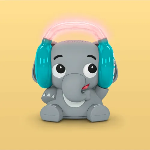 Kids II Bright Starts Gracka Noćno Svetlo  Elephant 12395 - Bluetooth 6-36M slika 4