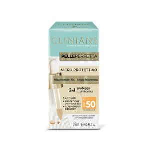 Clinians Anti-Age Zaštitni serum SPF 50 s hijaluronskom kiselinom u boji 25ml