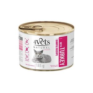 4Vets Natural Complete Cat Ćuretina 185g