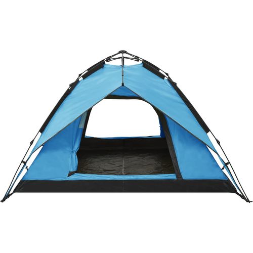 Prigodni šator za kampiranje za 2-3 osobe 240x210x140 cm plavi slika 24