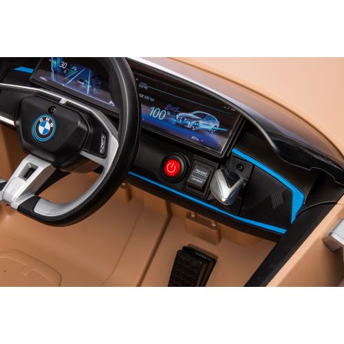 Licencirani auto na akumulator BMW I4 4x4 - zlatni slika 9