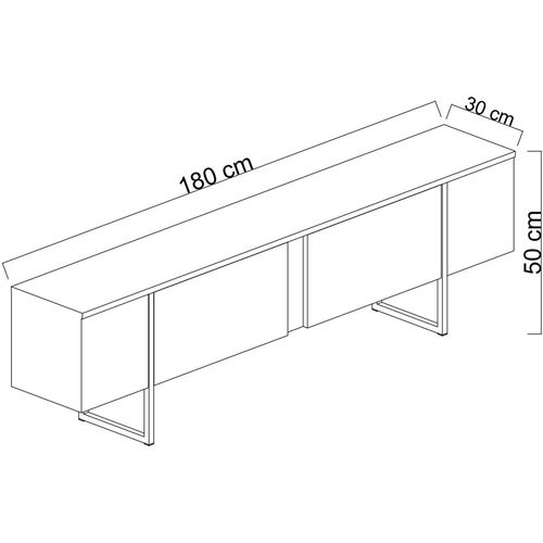 Luxe - Anthracite, Black Anthracite
Black TV Stand slika 7