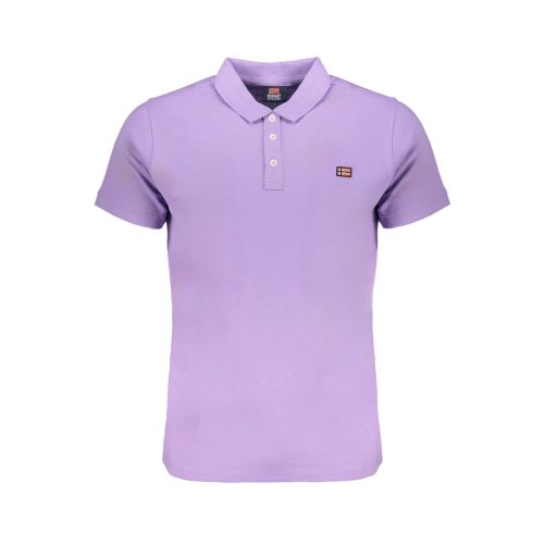 NORWAY 1963 PURPLE MEN'S SHORT SLEEVED POLO SHIRT slika 1