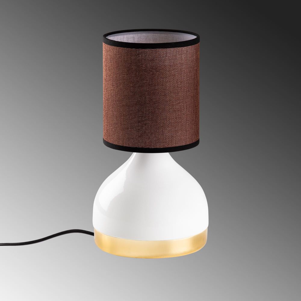 Yıldo - 8004 Bijela i Smeđa Stolna Lampa slika 6