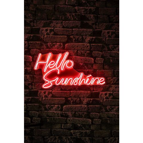 Wallity Zidna LED dekoracija, Hello Sunshine - Red slika 4