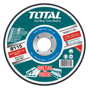 TOTAL Abrazivni disk za rezanje metala TAC2211151