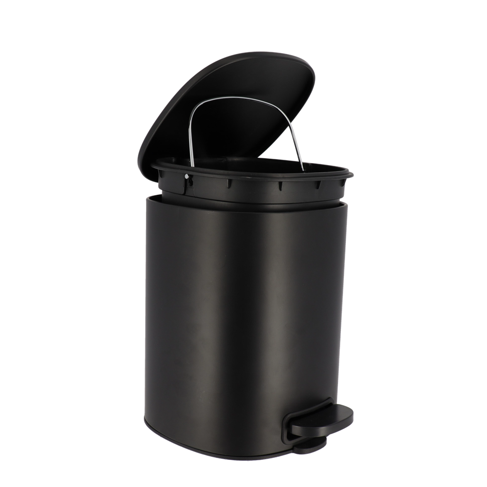 Tendance kanta za smeće na pedalu kvadratna 5l soft close metal, crna slika 4