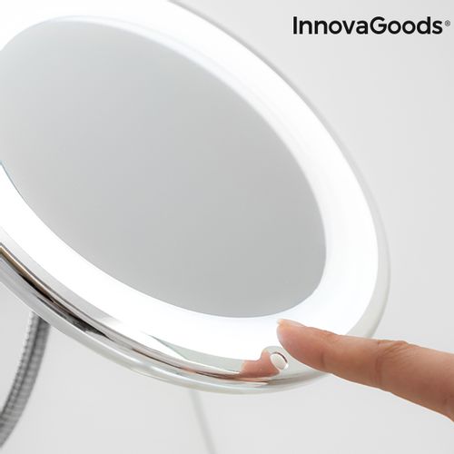 InnovaGoods Mizoom led ogledalo za povećavanje s fleksibilnom rukom i usisnom prianjaljkom  slika 7