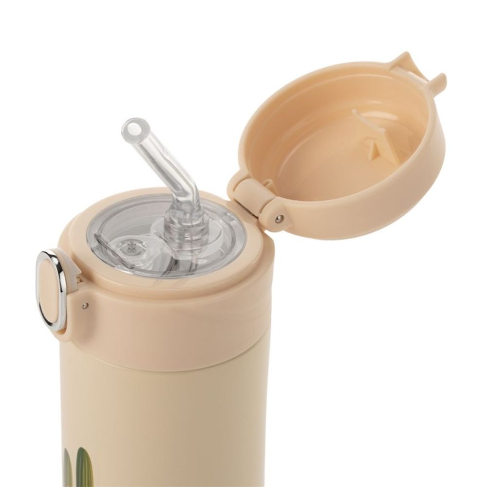 Reer Flašica za piće sa slamkom 350ml, Cream White slika 2