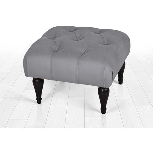 Floral - Grey Grey Pouffe slika 3