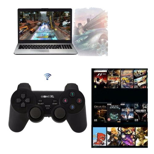 Connect XL Gamepad wireless, 5u1, PC i PS1/2/3,  2,4GHz, 10met - CXL-WG500 slika 5