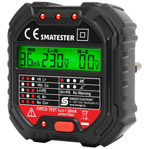 SMA Tester utičnica, LED indikator, Voltmetar - SMATESTER