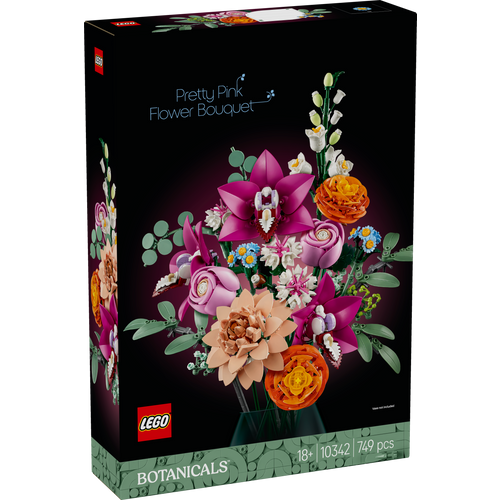 LEGO BOTANICALS 10342 Prekrasni ružičasti buket slika 12