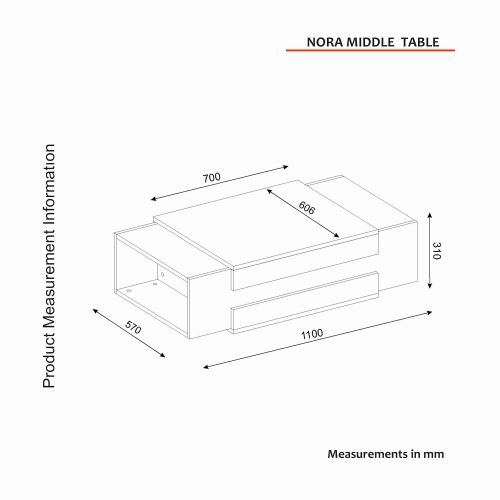 Woody Fashion Stolić za kavu NORA, boja Travertine, boja sandstone slika 9