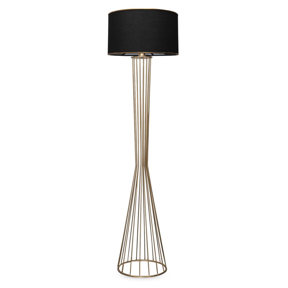 AYD-3078 Crna i Zlatna Podna Lampa slika 2