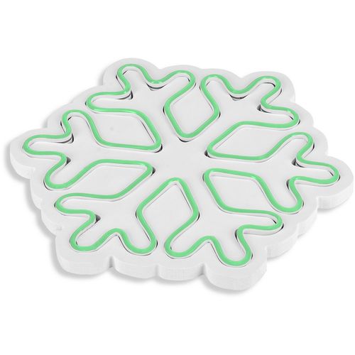 Wallity Ukrasna plastična LED rasvjeta, Snowflake - Green slika 14