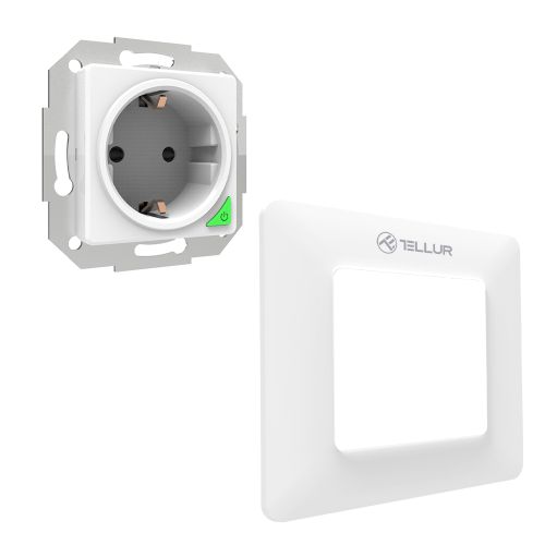 TELLUR SMART WIFI ZIDNA UTIČNICA, 3000W, 16A, BIJELA slika 1