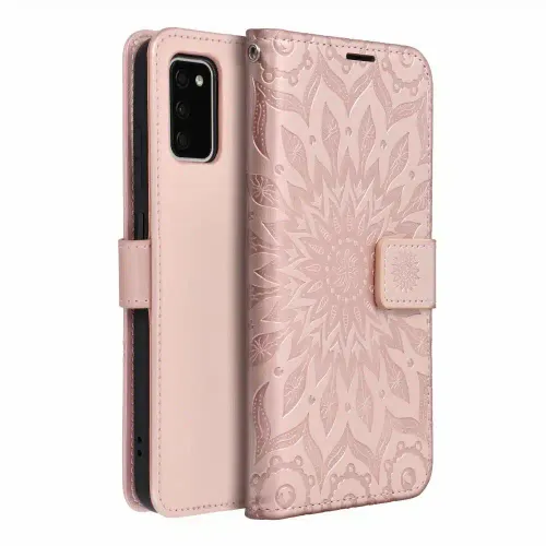 MEZZO Book case za SAMSUNG GALAXY A03s mandala rose gold slika 2