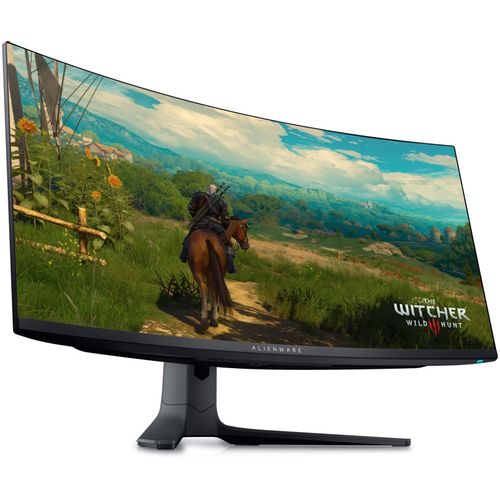 DELL 34 inch AW3423DWF 165Hz QHD OLED FreeSync Alienware Gaming zakrivljeni monitor slika 1