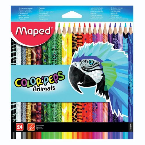 Bojice drvene Maped Color'Peps Animals trobridne 24/1 MAP832224 slika 2