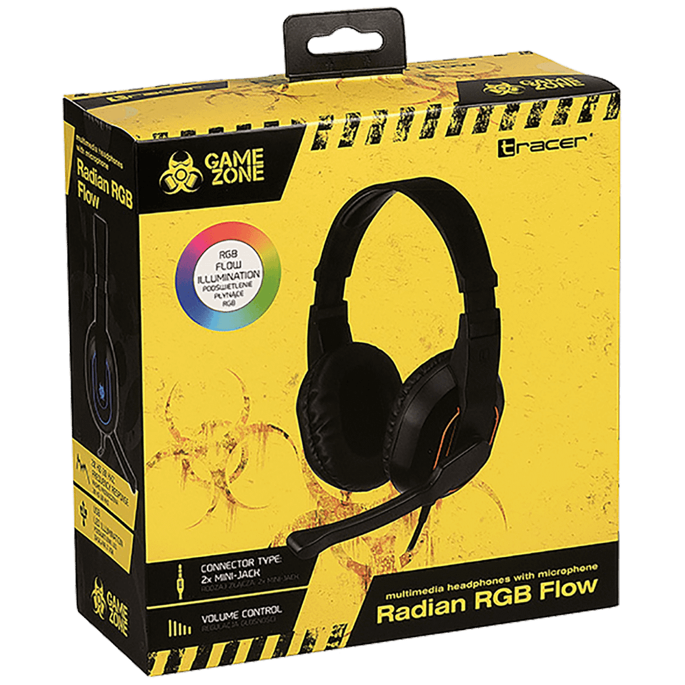 Tracer Slušalice sa mikrofonom, gaming, RGB, USB, 3.5mm - GAMEZONE RADIAN RGB FLOW slika 2