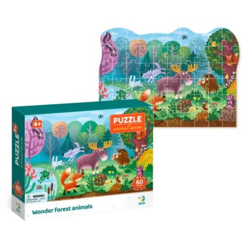 DODO Puzzle Čudesne Šumske Životinje, 60 komada slika 2