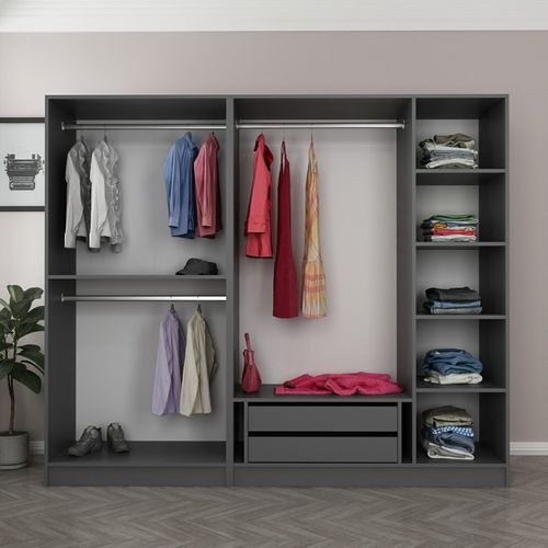 Kale - 6091 Anthracite
Black Wardrobe slika 5