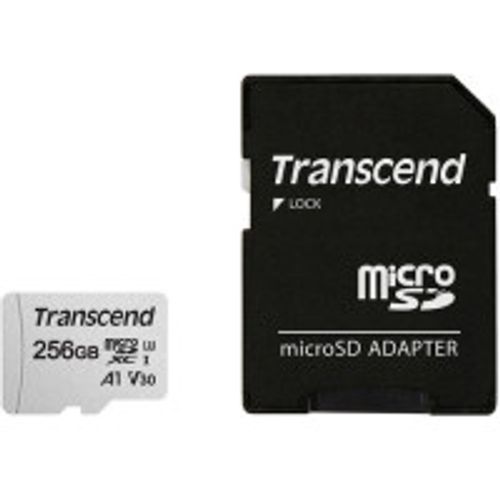 Transcend TS256GUSD300S-A 256GB microSD w/ adapter UHS-I U3 A1, Read/Write 95/45 MB/s slika 1