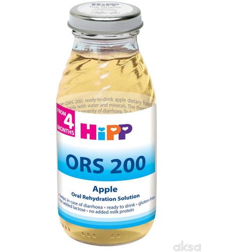 Hipp napitak ors jabuka 200ml 4M+ slika 1