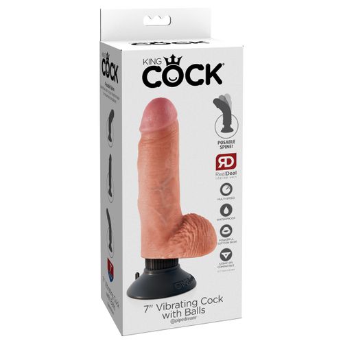 Vibrator King Cock, 18 cm slika 6