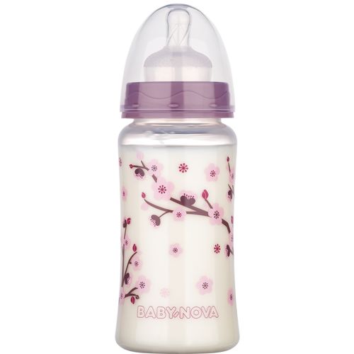 BABY NOVA Flašica za bebu 0m+ 300ml, Ljubičasta slika 1