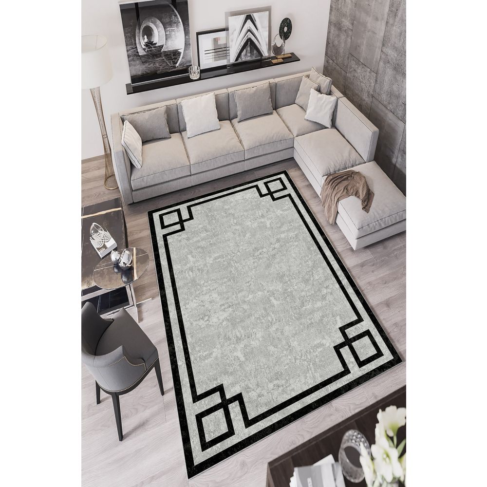 Sivi Tepih W783 (80 x 120 cm) slika 1