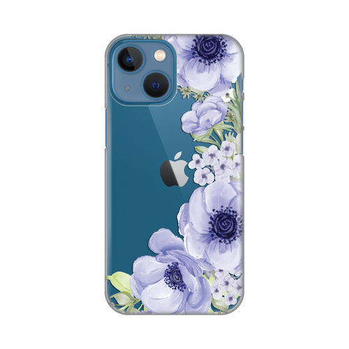 Torbica Silikonska Print Skin za iPhone 13 Mini 5.4 Blue Roses slika 1