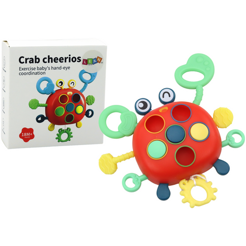 Rak senzorna interaktivna edukativna igračka - Grickalica za djecu slika 1