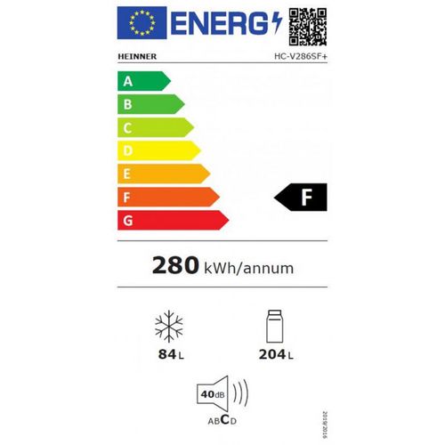 Heinner kombinirani hladnjak HC-V286SF+ slika 4