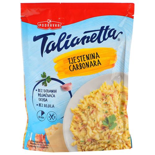 Talianetta tjestenina carbonara vrećica 160 g slika 1