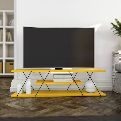 Canaz - Yellow YellowBlack TV Stand slika 1