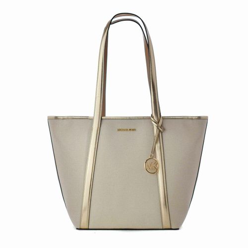 Ženska Ručna Torba Michael Kors PRATT Zlatna 29 x 28 x 12 cm slika 1