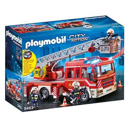 Set za Igru Vozila City Action Playmobil 9463 (14 pcs) Vatrogasno Vozilo slika 1