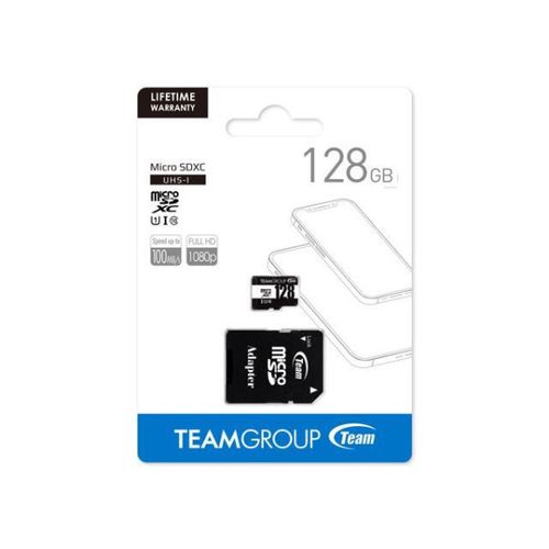 TeamGroup MICRO SDXC 128GB 100/20MP/s UHS-I U1 C10 +SD Adapter TUSDX128GCL10U03 Fo slika 4