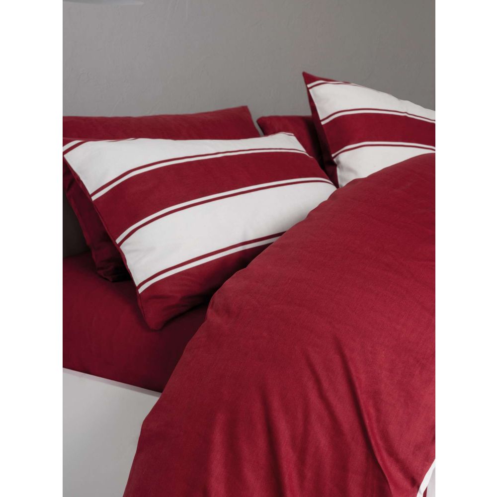 Ranforce double quilt cover set Jolly, colours: red, white slika 6