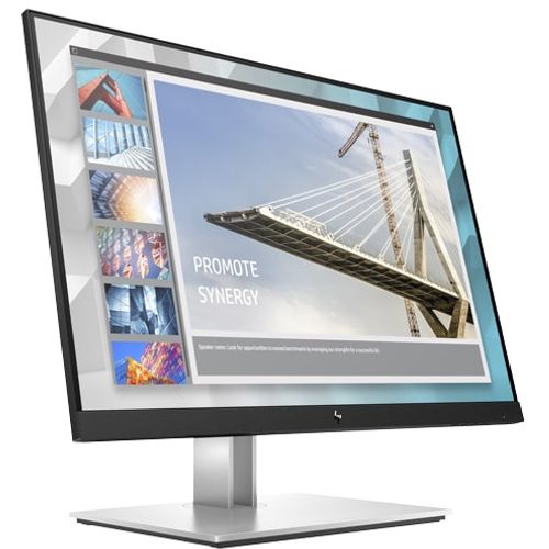 HP 9VJ40AA 24'' IPS AG WUXGA 1920x1200@60Hz, 16:10, 1000:1, 5ms, 250 cd/m², 178°/178°, 1 VGA; 1 USB Type-B; 1 HDMI 1.4; 1 DisplayPort 1.2; 4 USB 3.1, Tilt, Pivot, Swivel, Height, VESA, Silver/Black, 3yw, HP E24i G4 slika 2