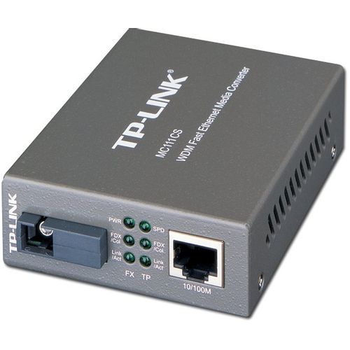 TP-LINK 10/100M RJ45 to 100M single-mode SC fiber Converter MC111CS slika 4